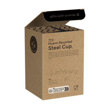 Logo trade reklaamtoote pilt: Huevo RCS Recycled Steel Cup 350 ml termotass