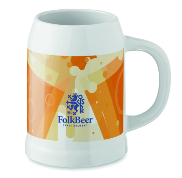 Logo trade firmakingi pilt: Sublimatsioon õllekann 500 ml