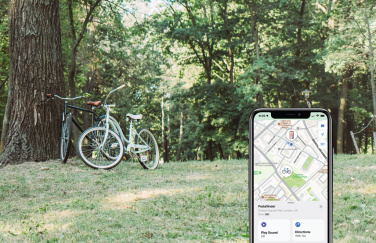 Logotrade ärikingid pilt: Pedalfinder jalgrattakell ülemaailmse asukoha määramisega
