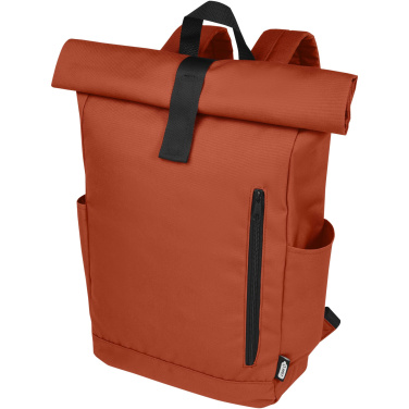 Logo trade reklaamkingituse pilt: Byron 15,6" GRS RPET rull-top seljakott 18L
