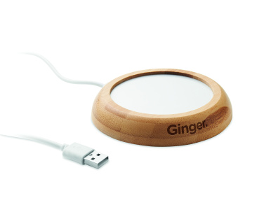 Logotrade ärikingid pilt: Bambusest kruusisoojendaja USB-ga MUGLET