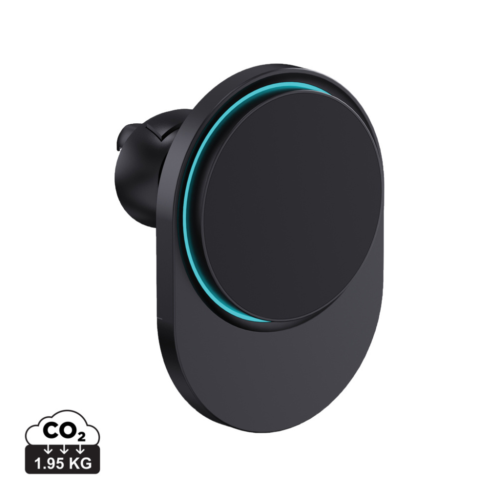 Logo trade meened foto: PowerCruze RCS plastikust 15W magnetiga laadija autohoidik