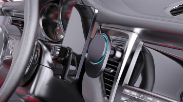 Logotrade reklaamkingid pilt: PowerCruze RCS plastikust 15W magnetiline laadija autohoidik