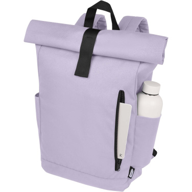 Logo trade ärikingituse pilt: Byron 15,6" GRS RPET rull-top seljakott 18L