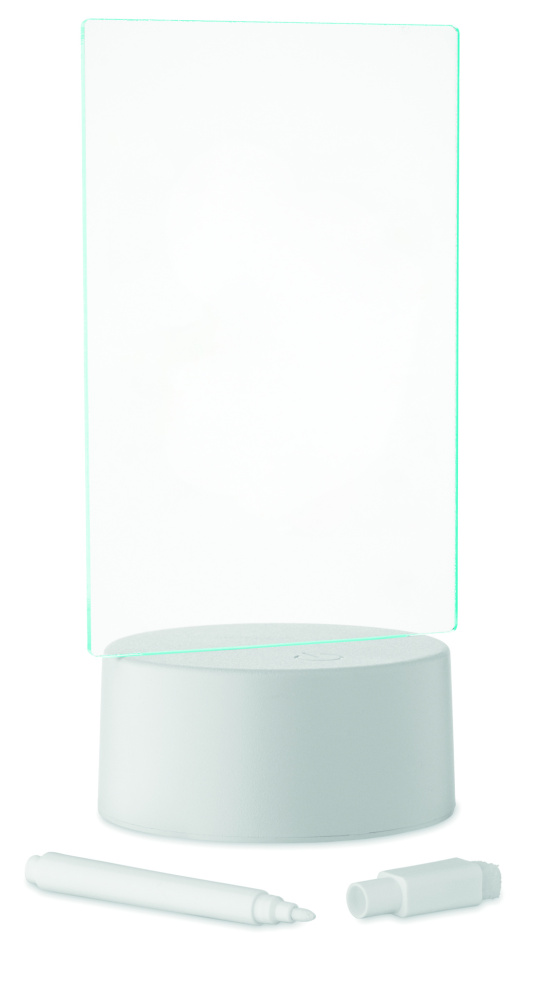 Logo trade reklaamkingid foto: Valgustatud LED-märkmetahvel