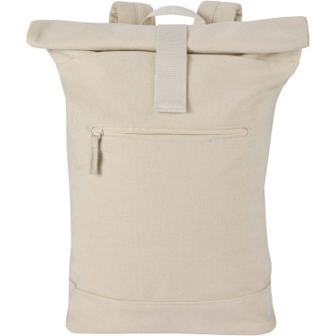 Logo trade meene pilt: Recanvas 14” GRS taaskasutatud rullitava kattega seljakott 16L