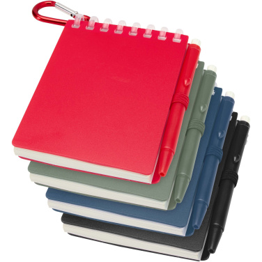 Logo trade ärikingi pilt: Lig Mini pehmekaaneline märkmiku ja pastapliiatsi komplekt