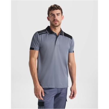 Logotrade ärikingitused pilt: Samurai 160 g/m2 unisex antibakteriaalne lühikeste varrukatega polosärk