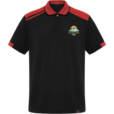 Logotrade meene foto: Samurai 160 g/m2 unisex antibakteriaalne lühikeste varrukatega polosärk