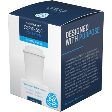 Logotrade firmakingituse foto: Americano® Espresso POP 250 ml klaas pritsmekindla kaanega