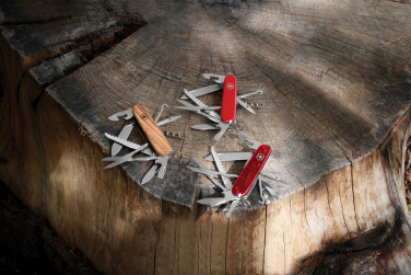 Logo trade reklaamkingituse pilt: VICTORINOX taskunuga Huntsman Wood 13 funktsiooniga