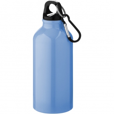 Logotrade mainoslahjat kuva: Oregon 400 ml:n alumiininen vesipullo karabiinikoukulla