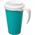 Americano® Grande 350 ml eristetty muki, Aqua sininen / valkoinen