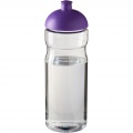 H2O Active® Base 650 ml kupukantinen urheilujuomapullo, Läpinäkyvä / violetti