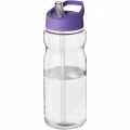 H2O Active® Base 650 ml kaatonokkakantinen urheilujuomapullo., Läpinäkyvä / violetti