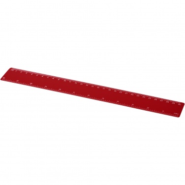 Logotrade liikelahja tuotekuva: Rothko-viivain, 30 cm, muovinen