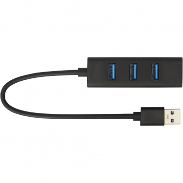 Logotrade mainostuote tuotekuva: ADAPT alumiininen USB 3.0-keskitin