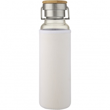 Logo trade liikelahja mainoslahja tuotekuva: Thor 660 ml:n lasipullo neopreenisuojuksella