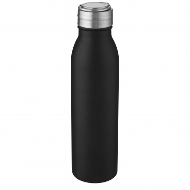 Logo trade liikelahja mainoslahja tuotekuva: Harper 700 ml ruostumaton teräspullo metallisilmukalla