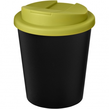 Logo trade mainoslahja ja liikelahja tuotekuva: Americano® Espresso Eco 250 ml kahvimuki kierrätetystä materiaalista. Läikkymätön kansi.