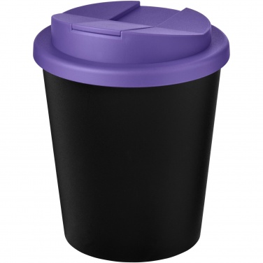 Logotrade mainostuote tuotekuva: Americano® Espresso Eco 250 ml kahvimuki kierrätetystä materiaalista. Läikkymätön kansi.