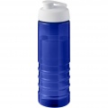 H2O Active® Eco Treble 750 ml:n juomapullo flip lid -kannella, Sininen/Valkoinen