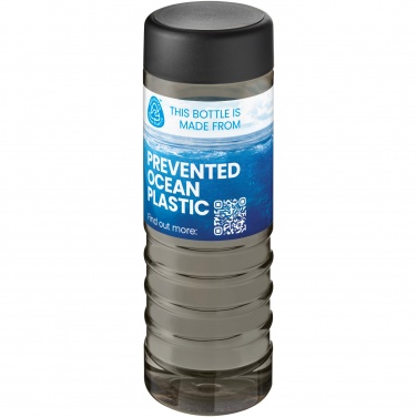 Logo trade mainoslahja ja liikelahja tuotekuva: H2O Active® Eco Treble 750 ml:n urheilujuomapullo kierrekannella