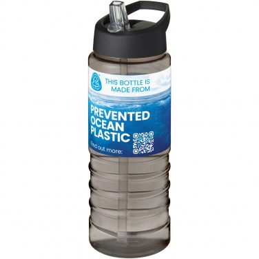 Logotrade mainostuotet kuva: H2O Active® Eco Treble 750 ml:n juomapullo sporttikorkilla