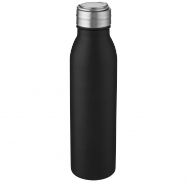 Logo trade mainostuotet tuotekuva: Harper 700 ml:n RCS-sertifioidusta ruostumattomasta teräksestä valmistettu vesipullo metallisilmukalla