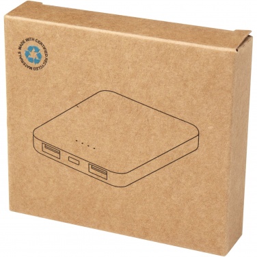 Logo trade liikelahja mainoslahja tuotekuva: Asama 5 000 mAh:n Type-C-varavirtalähde kierrätetystä muovista