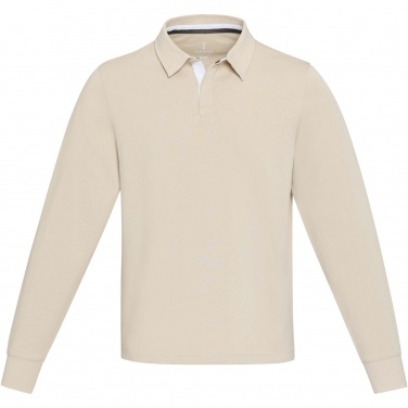 Logotrade liikelahjat mainoslahjat tuotekuva: Clyde unisex organic rugby polo sweatshirt