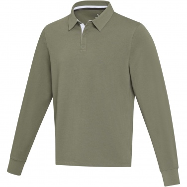 Logo trade liikelahjat tuotekuva: Clyde unisex organic rugby polo sweatshirt