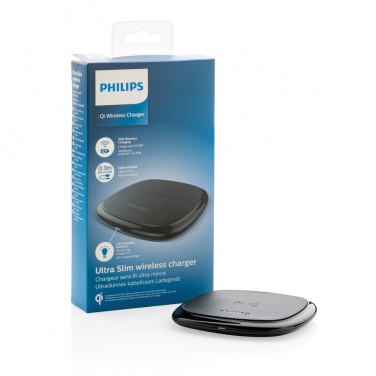 Logo trade liikelahja mainoslahja tuotekuva: Philips 10W langaton laturi Qi