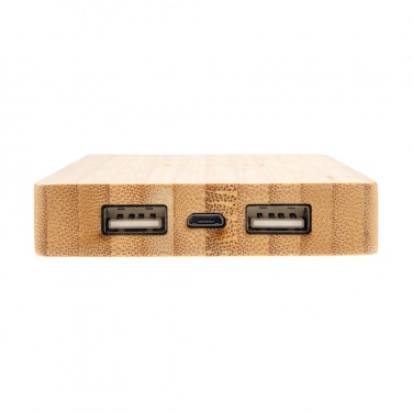 Logotrade liikelahjat kuva: Bamboo 4000 mAh:n langaton 5W varavirtalähde