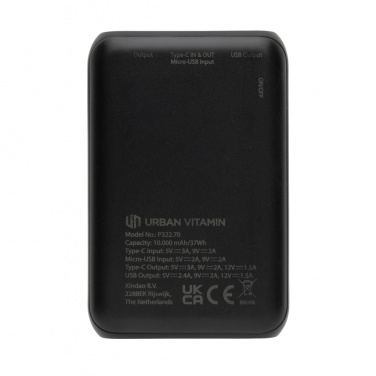 Logotrade liikelahjat kuva: Urban Vitamin Alameda 10000 mAh PD varavirtalähde