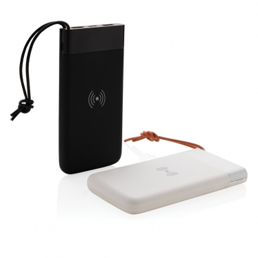 Logotrade mainoslahja ja liikelahja kuva: Aria 8000 mAh 5 W:n langaton varavirtalähde
