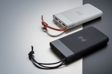 Logo trade liikelahja mainoslahja tuotekuva: Aria 8000 mAh 5 W:n langaton varavirtalähde