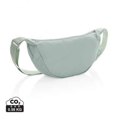 Logotrade liikelahja mainoslahja kuva: Crescent AWARE™ RPET puolikuun muotoinen crossbody -laukku