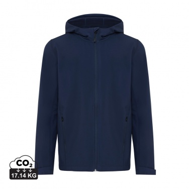 Logo trade liikelahja kuva: Iqoniq Makalu miesten softshell takki R-polyesteristä