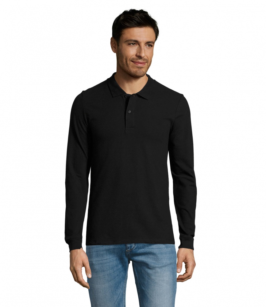 Logotrade mainoslahja tuotekuva: PERFECT MEN LSL POLO 180g