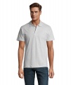 SPRING II MEN Polo 210g, Tuhka