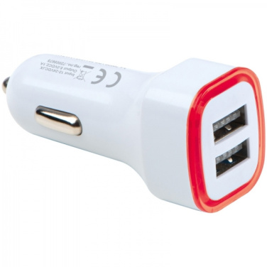 Logo trade liikelahjat mainoslahjat kuva: USB-lataussovitin KFZ FRUIT