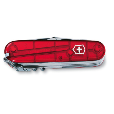 Logo trade liikelahja mainoslahja tuotekuva: Taskuveitsi SwissChamp läpinäkyvä Victorinox