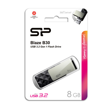 Logotrade mainoslahja tuotekuva: Pendrive Silicon Power Blaze B30 3.1