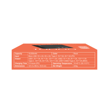 Logotrade mainoslahjat ja liikelahjat tuotekuva: POWER BANK SILICON POWER QP15 10000 MAH