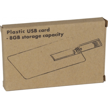 Logotrade mainoslahja ja liikelahja kuva: USB-kortti SLOUGH 8 Gt