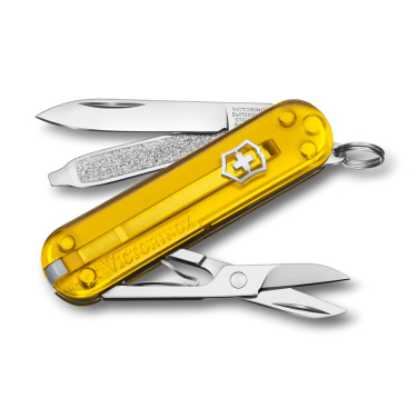Logo trade liikelahja kuva: Taskuveitsi Classic SD läpinäkyvä Victorinox