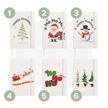 Logo trade mainostuotet tuotekuva: Pocket Notebook A5 X-Mas