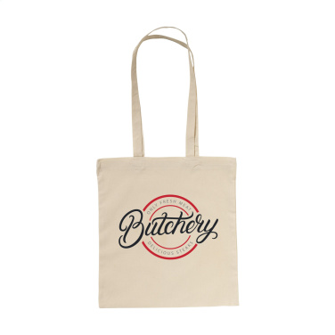 Logotrade liikelahja tuotekuva: ShoppyBag (100 g/m²) pitkäkahvainen puuvillakassi