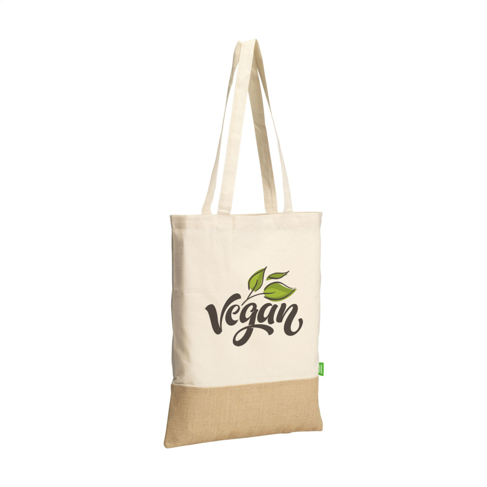 Logo trade liikelahjat mainoslahjat kuva: Combi Organic Shopper (160 g/m²) pussi